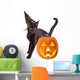 Halloween Black Cat Wall Decal