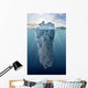 Iceberg with Underwater View Wall Decal