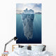 Iceberg with Underwater View Wall Decal