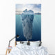 Iceberg with Underwater View Wall Decal