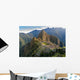 Aerial Famous Machu Picchu Wall Decal
