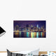 Vintage Toned Manhattan Skyline Wall Decal