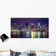 Vintage Toned Manhattan Skyline Wall Decal