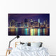 Vintage Toned Manhattan Skyline Wall Decal
