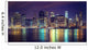 Vintage Toned Manhattan Skyline Wall Decal