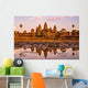 Angkor Wat Temple Sunset Wall Decal
