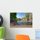 Biking Amsterdam Canal Holland Wall Decal