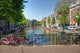 Biking Amsterdam Canal Holland Wall Decal