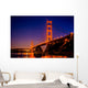 Golden Gate Bridge at Night San Francisco Wall Decal