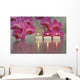 Candles with Orchids Wall Decal