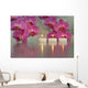 Candles with Orchids Wall Decal