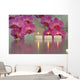 Candles with Orchids Wall Decal