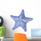 Light Blue Starfish White Wall Decal
