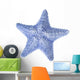 Light Blue Starfish White Wall Decal