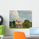 Missouri Barn with Cumulus Clouds Wall Decal
