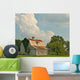 Missouri Barn with Cumulus Clouds Wall Decal