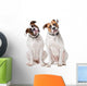 Two American Bulldogs Wall Decal