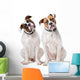 Two American Bulldogs Wall Decal