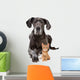 Great Dane and Orange Cat Wall Decal