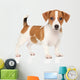 Jack Russell Puppy White Wall Decal