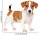 Jack Russell Puppy White Wall Decal