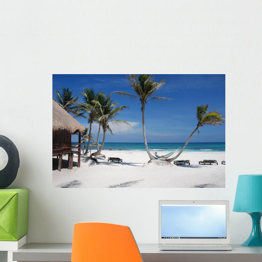 Tropical Beach Wall Decal