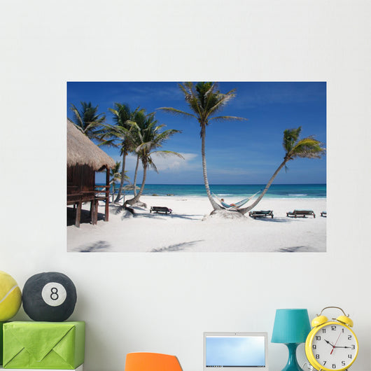 Tropical Beach Wall Decal