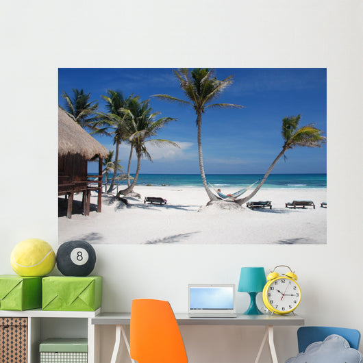 Tropical Beach Wall Decal