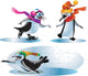 Christmas Penguins Playing Wall Stickers Wall Decal