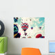 Vintage Hot Air Balloons Wall Decal