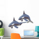 Orca Wall Decal Sticker Set