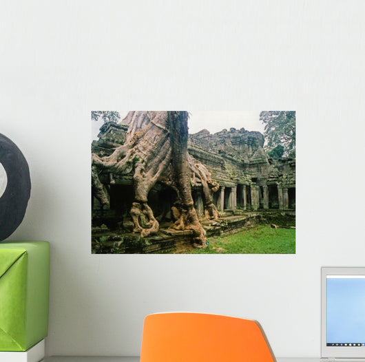 Angkor Wat Jungle City Wall Decal