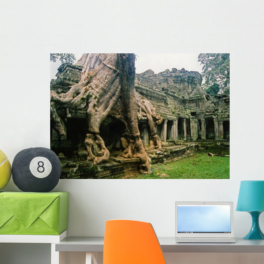 Angkor Wat Jungle City Wall Decal
