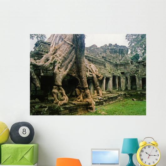 Angkor Wat Jungle City Wall Decal