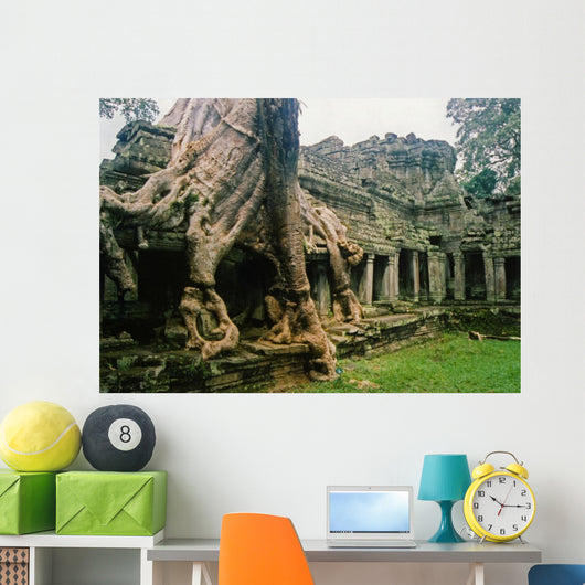 Angkor Wat Jungle City Wall Decal