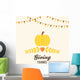 Thanksgiving Design with Buntings Wall Decal