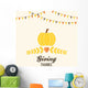 Thanksgiving Design with Buntings Wall Decal