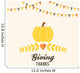 Thanksgiving Design with Buntings Wall Decal