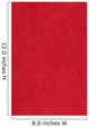 Red Felt Wall Decal