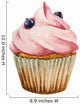 Watercolor Cupcake Wall Decal