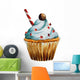 Watercolor Cupcake Wall Decal