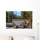 Yellowstone National Park Entrance Wall Decal