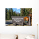 Yellowstone National Park Entrance Wall Decal
