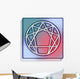Enneagram Gel Effect Wall Decal