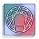Enneagram Gel Effect Wall Decal