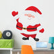 Cartoon Santa Claus Wall Decal