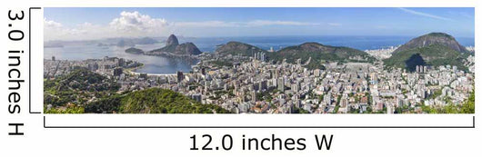 Panorama Rio Janeiro Brazil Wall Decal