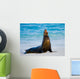 Sea Lion Beach Sitting Wall Decal