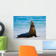 Sea Lion Beach Sitting Wall Decal