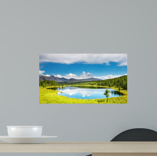 Mountain Landscape with Beautiful Wall Decal